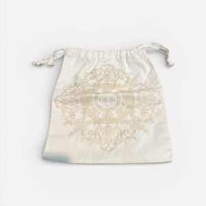 Dior Cream and Gold Decorative Pouch